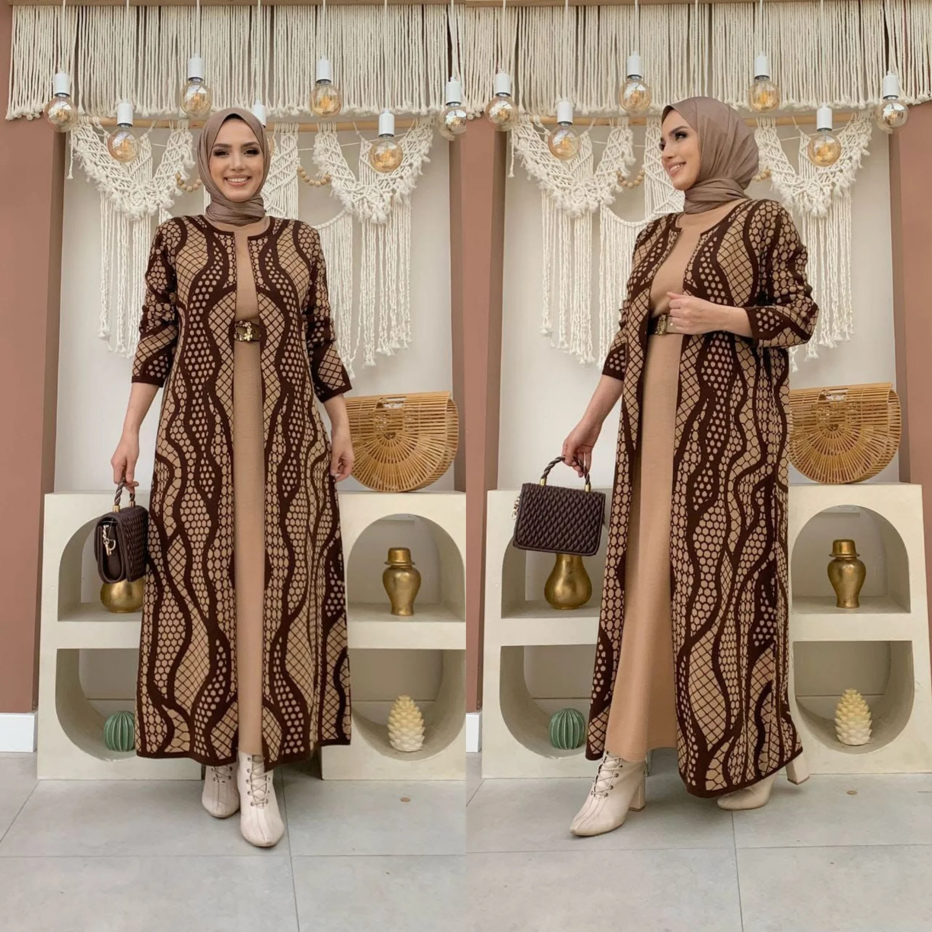 Robe 2 Pieces En Laine