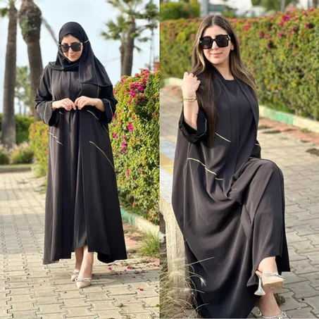 ABAYA 3 PIECES POUR AID