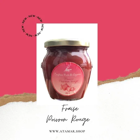Confiture Fraise Poivron Rouge