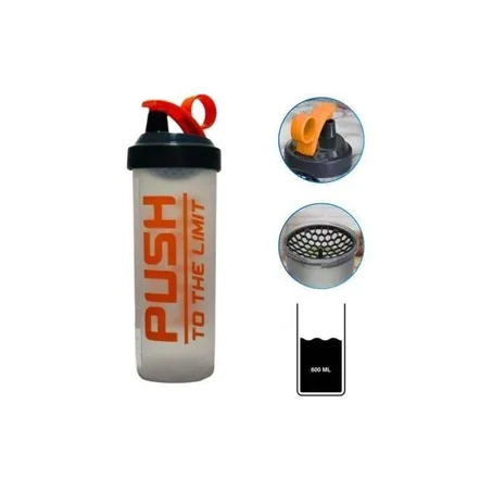 Shaker Bottle Orange Push To The Limit 600mL