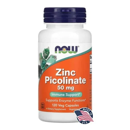 ZINC PICOLINATE 50mg – NOW FOOD 120 CAP