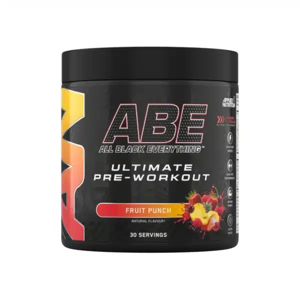 ABE Ultimate Pre-Workout 375g – Applied Nutrition 30 Doses (Certifié Halal, 200mg Caféine)