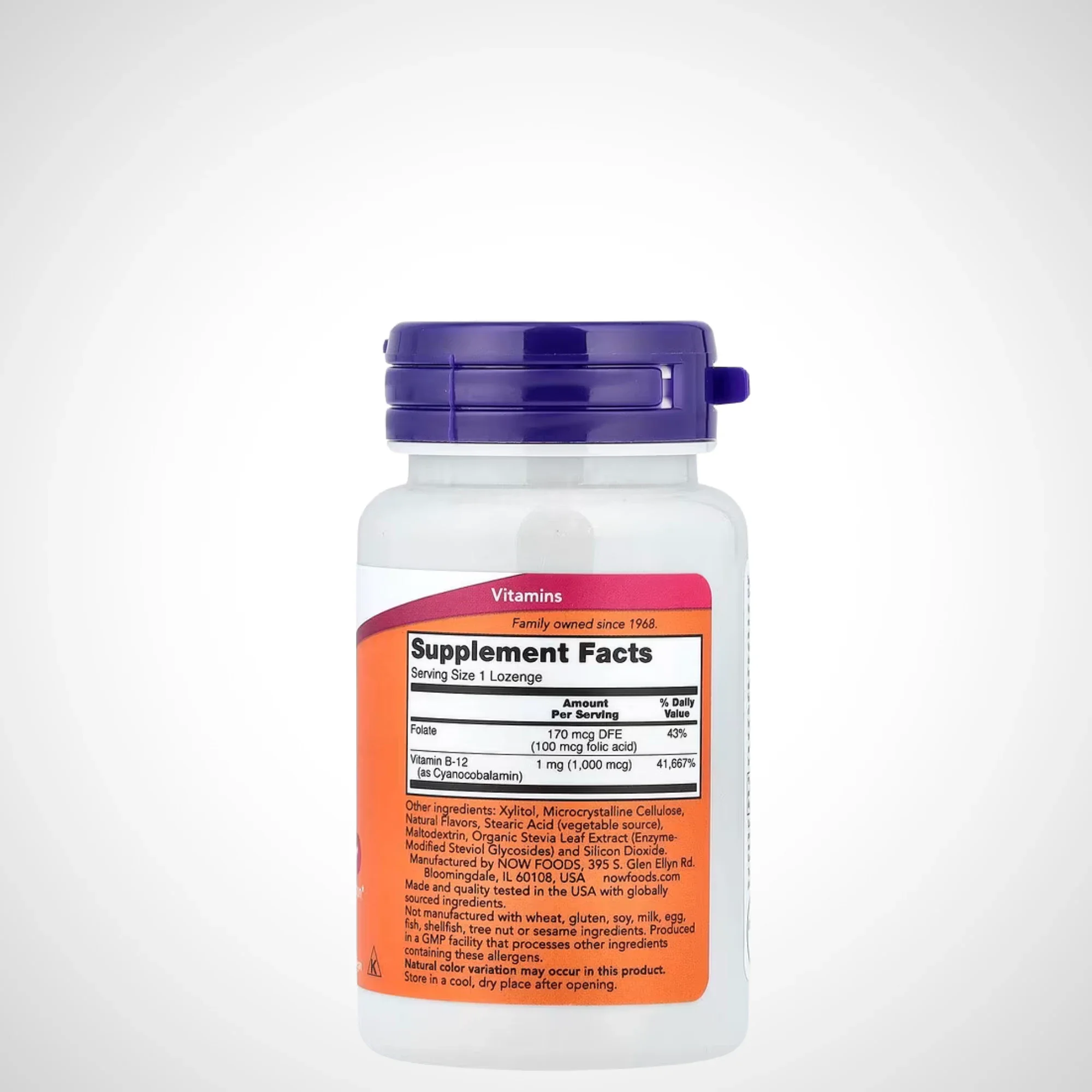 NOW Foods B-12 100 Lozenges