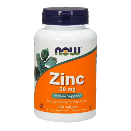 NOW Foods, Zinc, 50 mg, 250 comprimés