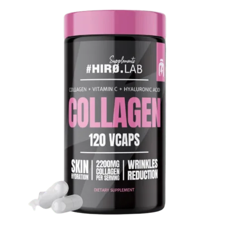 Collagène 2200mg 120 Veg Capsules + Acide Hyaluronique & Vitamine C