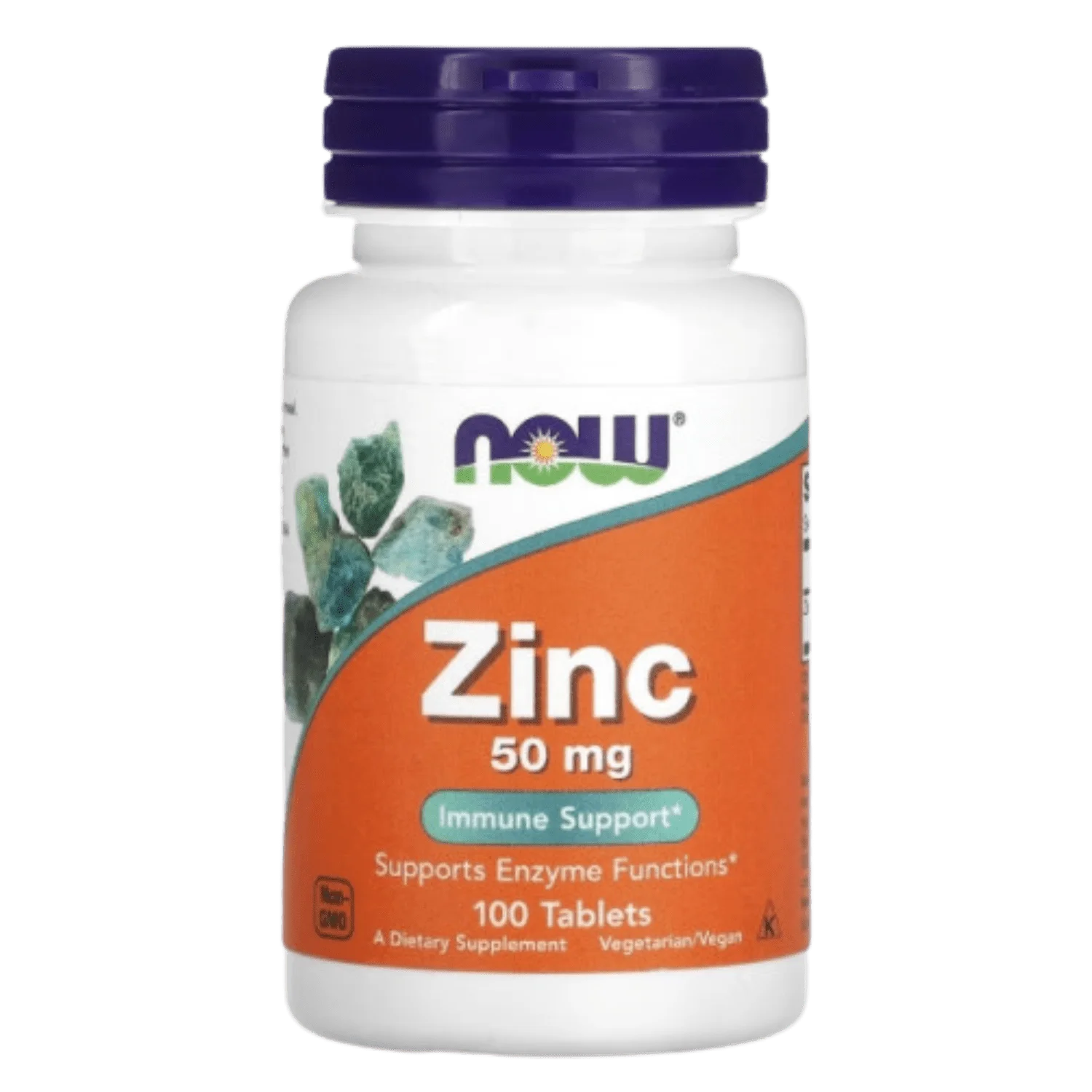 Now Foods, Zinc, 50 mg, 100 comprimés
