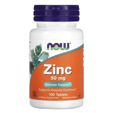 Now Foods, Zinc, 50 mg, 100 comprimés