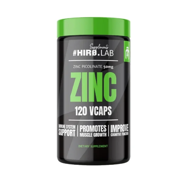 Zinc Picolinate 50mg - 120 veggie caps Hiro Lab