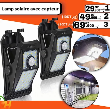 Lampe Solaire avec capteur