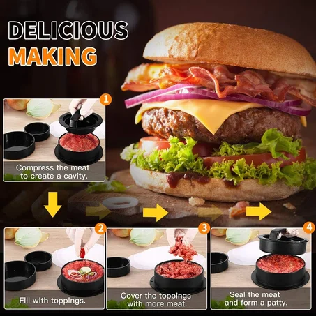 قالب ضغط اللحم – لتحضير برغر مثالي في ثوانٍ