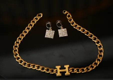 collier + Boucles d'oreilles