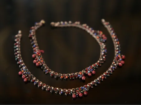 Bracelet pour les pieds en argent