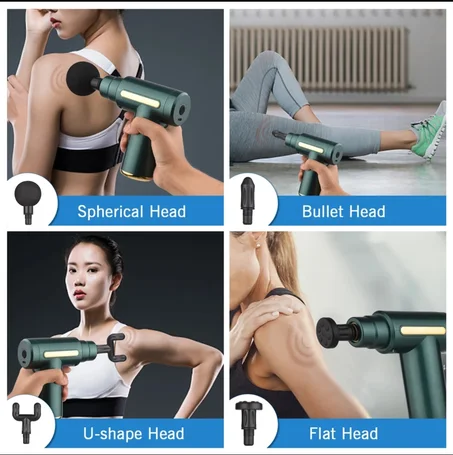 Pistolet de Énergie Portable Rechargeable pour Relaxation Musculaire, Ohio eur de Fascia, 6 Pièces