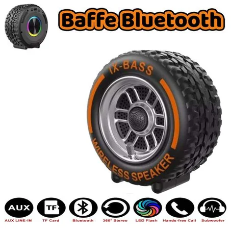 haut-parleur Usine Mini Dent Extérieure Sans Fil Étanche Pneu, Baffe Bluetooth