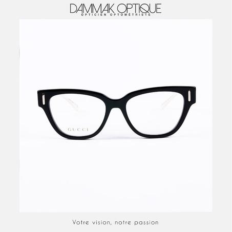 GUCCI OPTIQUE METALLIQUE NOIRE