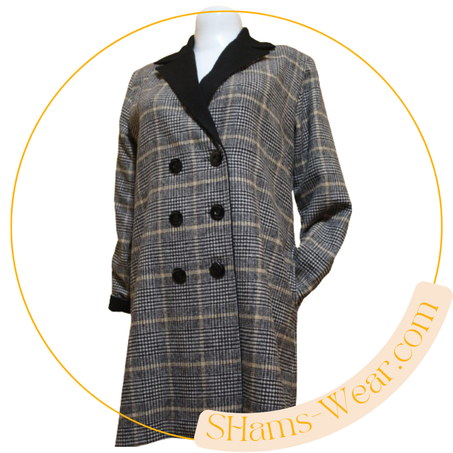 MANTEAU À CARREAUX