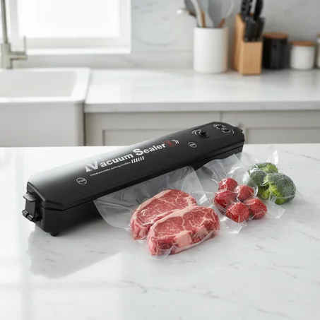 جهاز تغليف وتفريغ الهواء الاحترافي +10 أكياس هدية