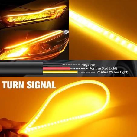 Bande lumineuse Flexible à LED pour phares de voiture