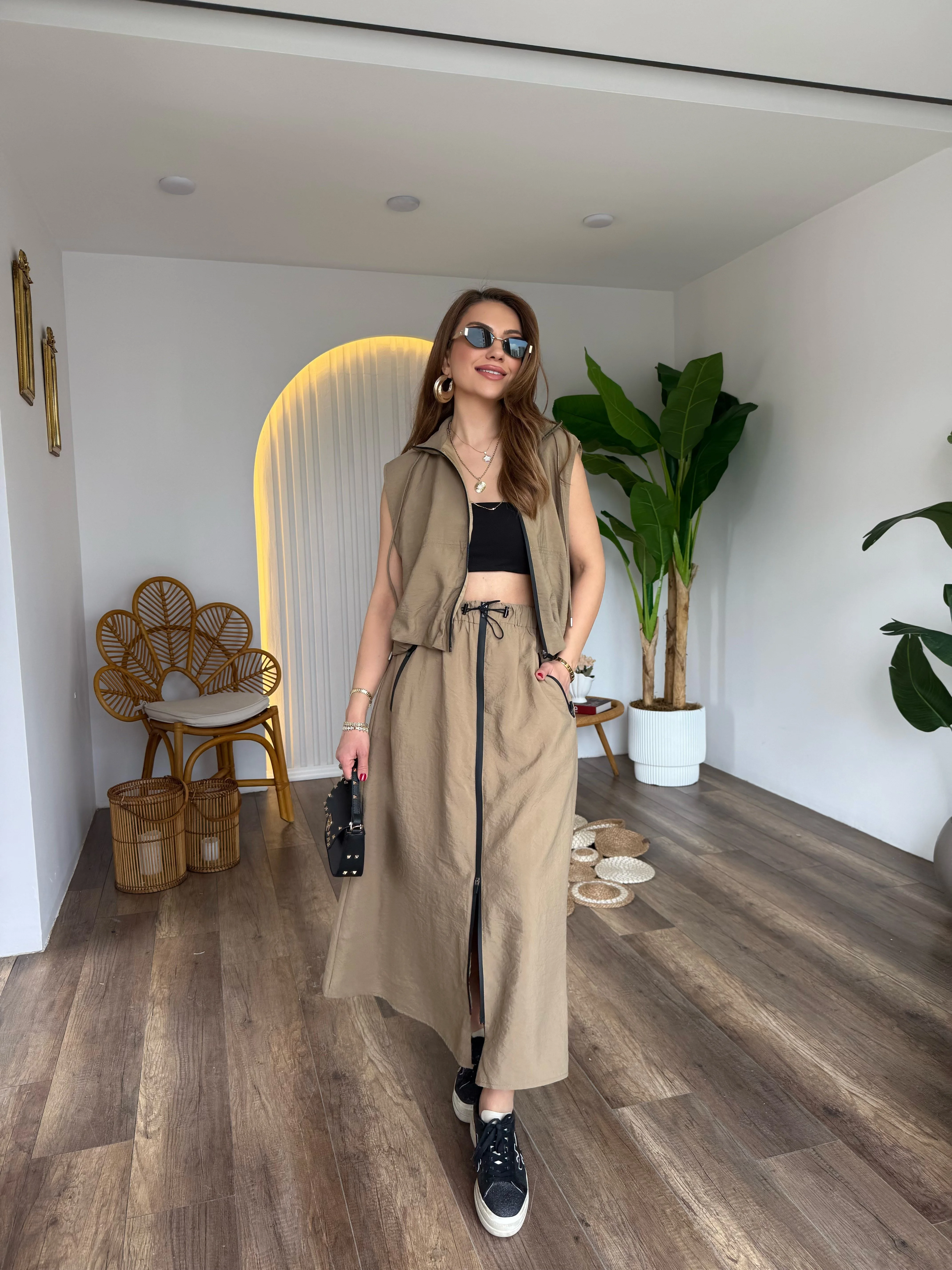 Gilet zippé