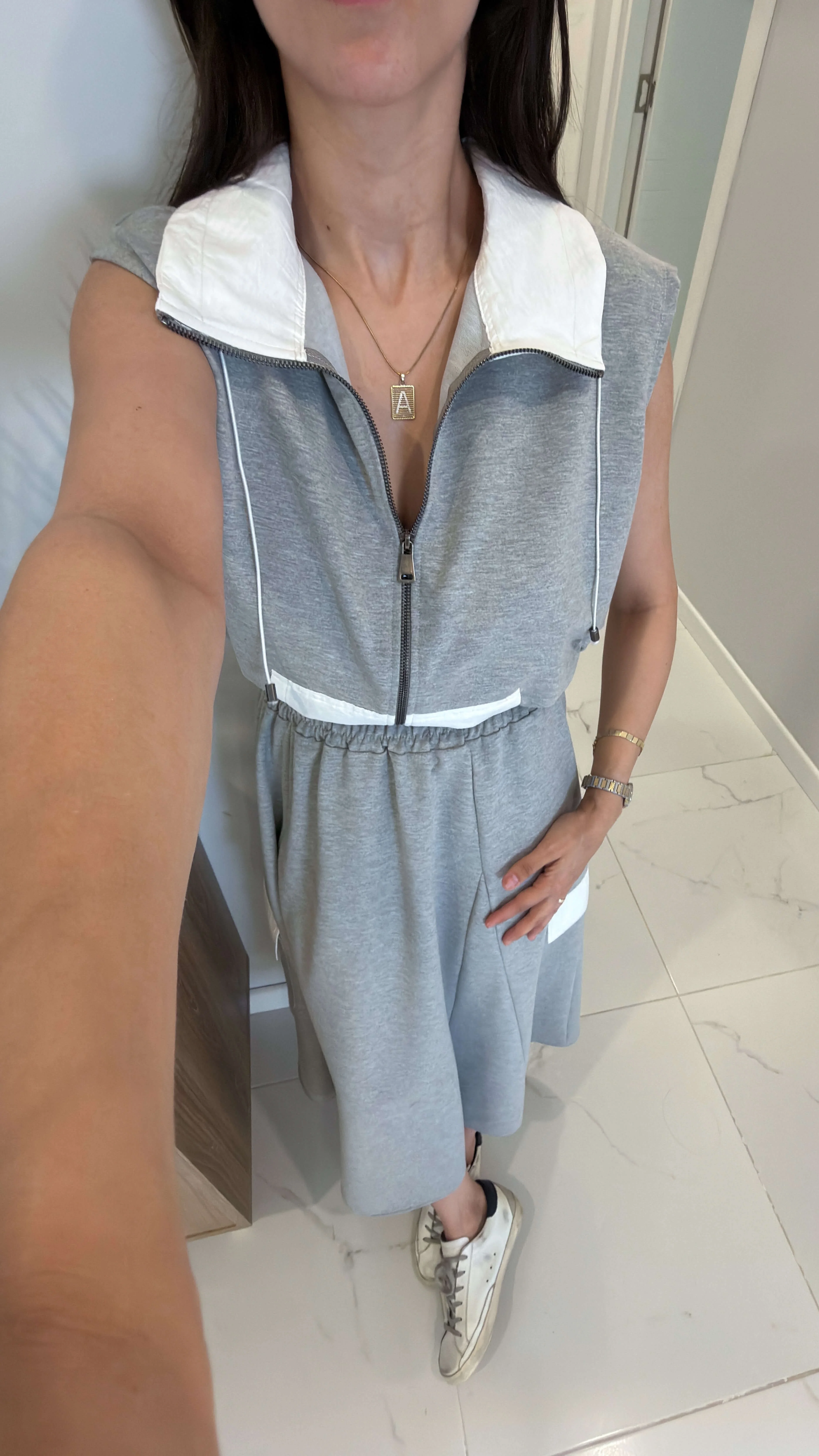 Ensemble jupe zippé
