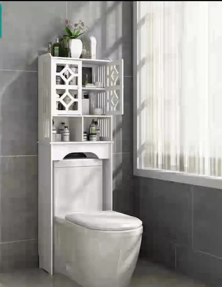 منظم فوم لاغراض الحمام يوضع فوق المرحاض