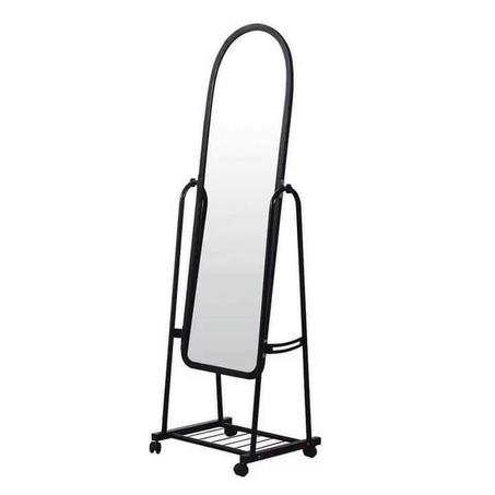 مرآة طولية معدنية مع ستاند سهل الفك والتركيب