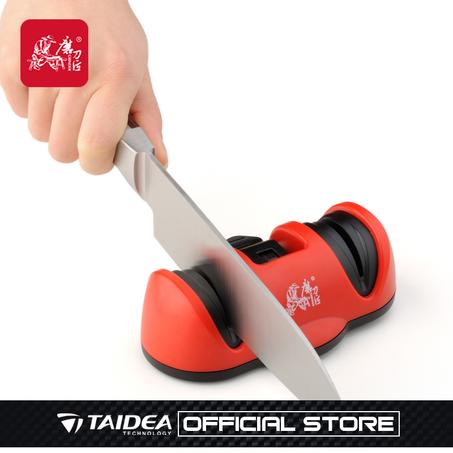 مسن سكاكين مع هدية علاقة بلاستيك متعددة الاستخدام