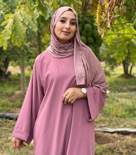 عباءة مريحة بتوب كريب الممتاز