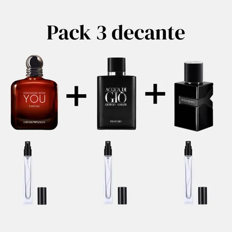 Pack 3 decante