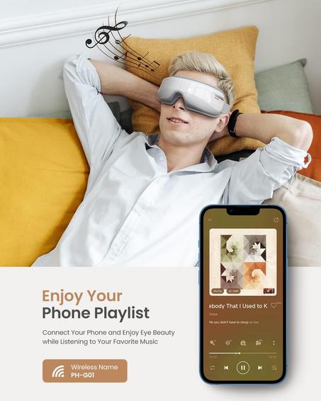 جهاز تدليك ذكي للعين - Smart Eye Massager