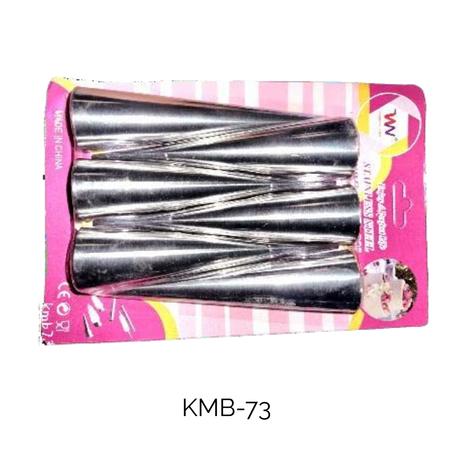 6 Tubes à Cannoli en Acier Inoxydable