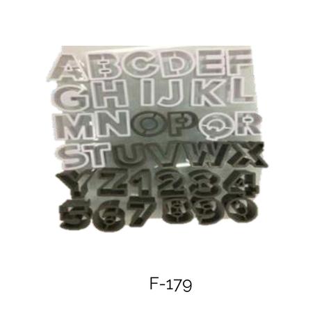 Decoration Alphabet et Chiffres en Noir et Blanc