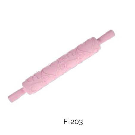 Rouleau à Pâtisserie en Relief Rose