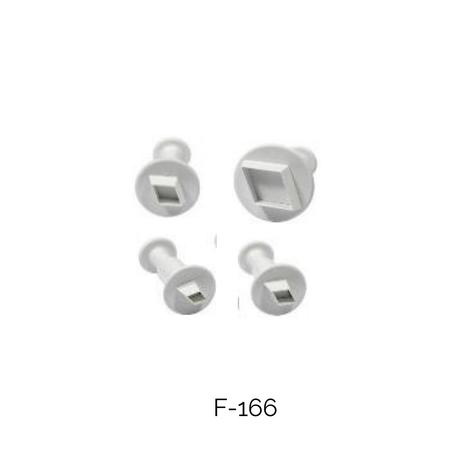 Emporte-Pièces en Forme de Losange (4 pièces)