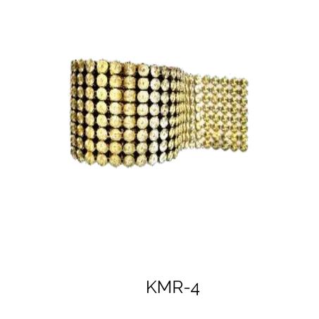 Ruban en Strass Maille (Or et Argent)