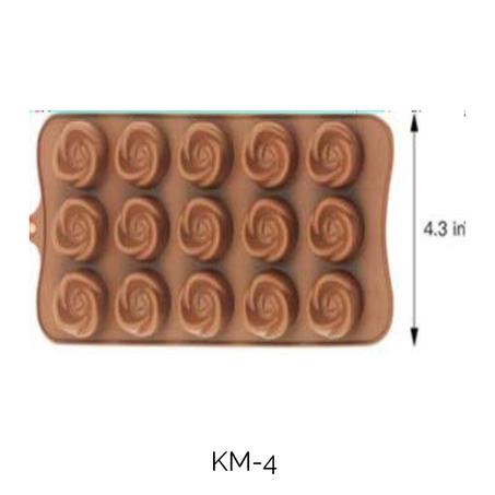 Moule en Silicone pour Chocolat (15 cavités)