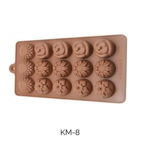 Moule en Silicone pour Chocolat (Fleurs)