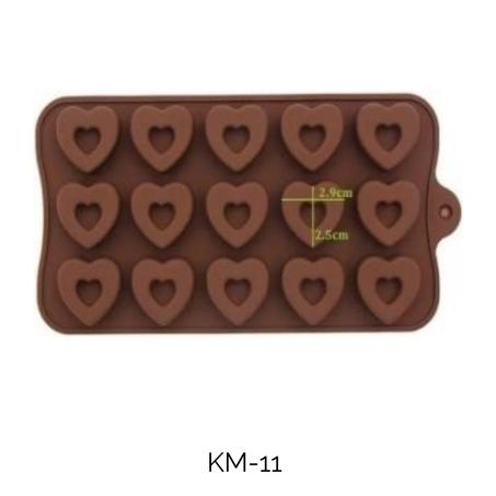 Moule en Silicone pour Chocolat (Cœur)