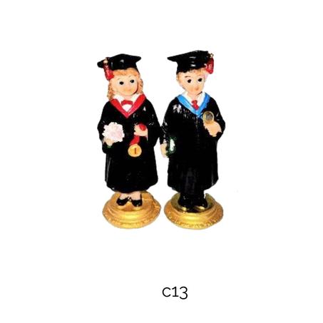 Figurine Décorative pour Gâteau de Remise de Diplôme