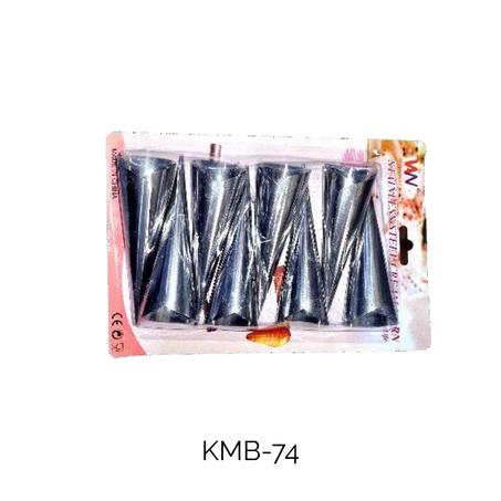 8 Tubes à Cornet en Acier Inoxydable