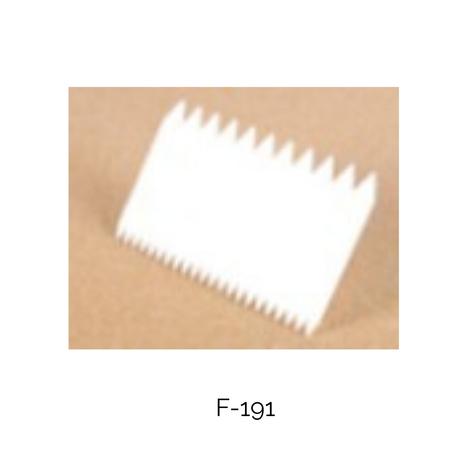 Ensemble de 10 Peignes à Chocolat et Pâtisserie