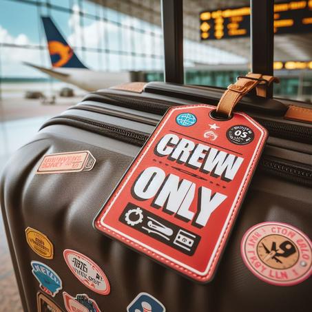 CREW LUGGAGE TAG