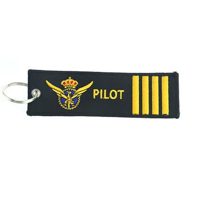 KEYCHAIN brodé # PILOT IIII #