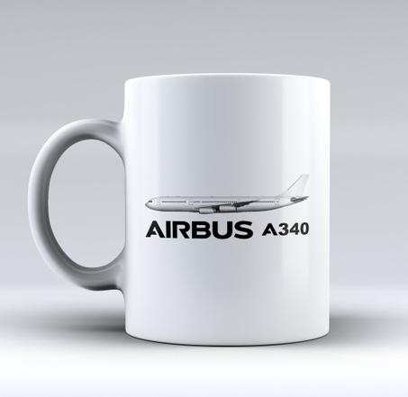 Tasse en céramique motif AIRBUS A340