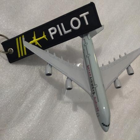 KEYCHAIN brodé #PILOT-RBF#