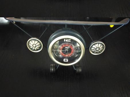 Horloge à poser Avion Vintage