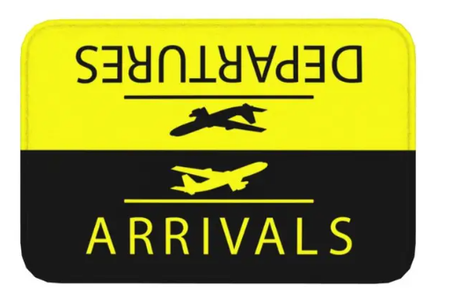 Door Mat ✈️DEP./ARR.✈️