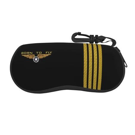 Aviator & Pilot Sun Glasses protect cases 'BORN TO FLY |||'