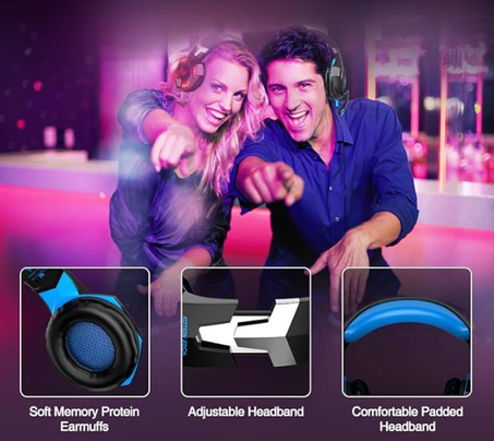 سماعة راس للالعاب g2000 للكمبيوتر