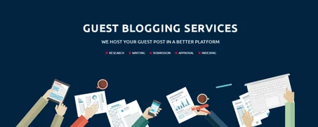 Post as a guest on my websites and blogs (1yr)
